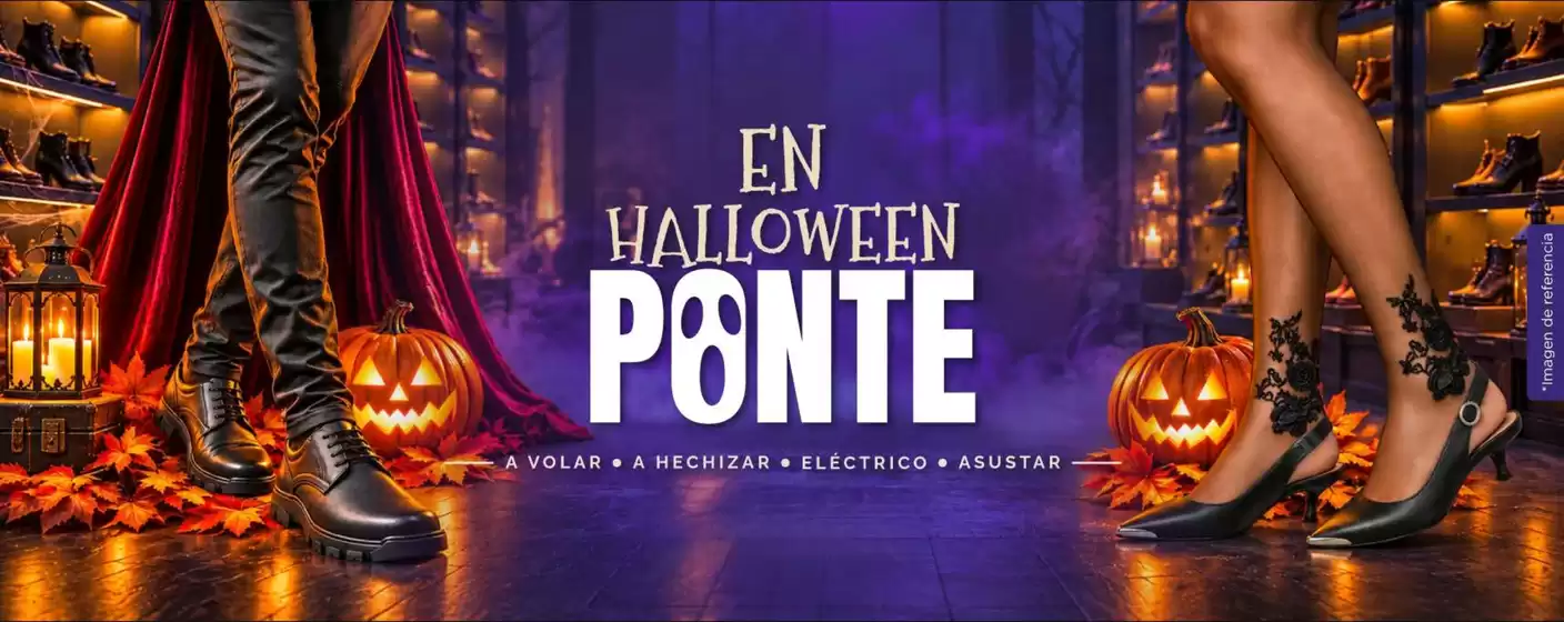 Catálogo Spring Step | En Halloween Ponte: A volar - A hechizar - Eléctrico - Asustar | 2026-10-23T00:00:00.000Z - 2026-10-31T00:00:00.000Z