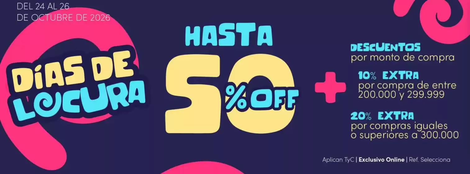 Catálogo MIC Baby | Días de Locura Hasta 50% OFF | 2026-10-26T00:00:00.000Z - 2026-10-26T00:00:00.000Z