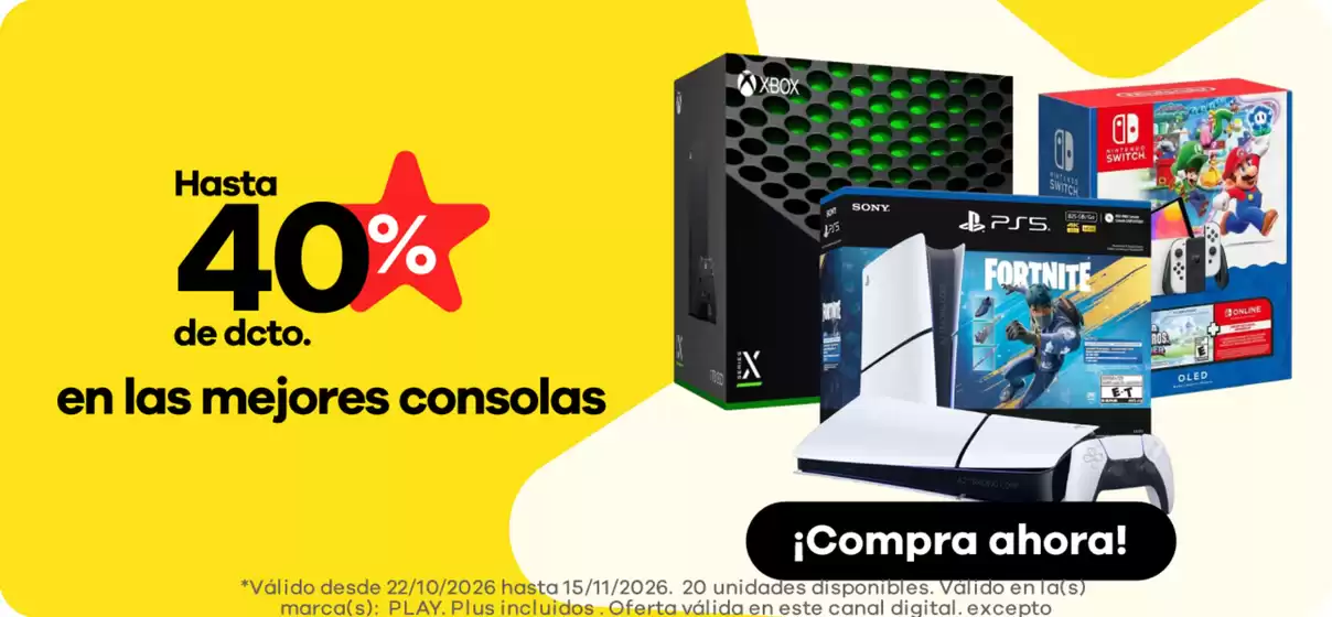 Catálogo Éxito en Lorica | Nuestras mejores gangas | 2026-10-22T00:00:00.000Z - 2026-11-15T00:00:00.000Z