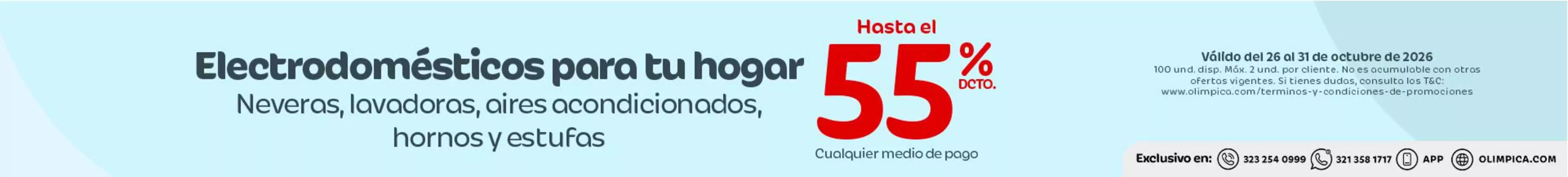 Catálogo Olímpica | Ofertas Olímpica | 2026-10-26T00:00:00.000Z - 2026-10-31T00:00:00.000Z