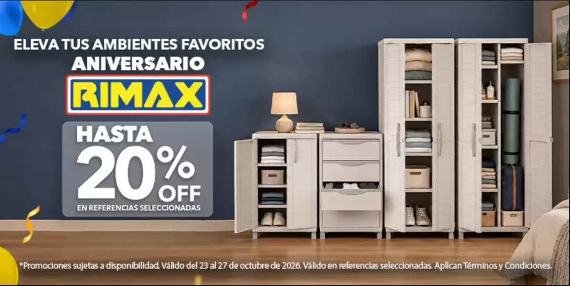 Catálogo Rimax | Hasta 20% OFF en Ref. Selecci. | 2026-10-26T00:00:00.000Z - 2026-10-27T00:00:00.000Z