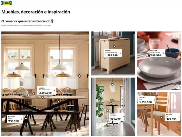 Catálogo Ikea en Gamarra | Muebles, decoración e inspiración | 2026-10-27T00:00:00.000Z - 2026-10-29T00:00:00.000Z