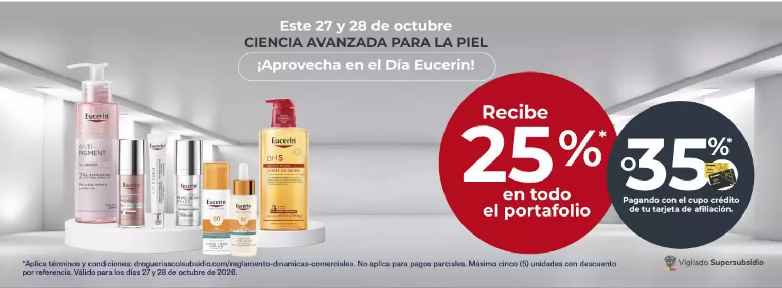 Catálogo Droguerías Colsubsidio | Excelente oferta para todos los clientes | 2026-10-27T00:00:00.000Z - 2026-10-28T00:00:00.000Z