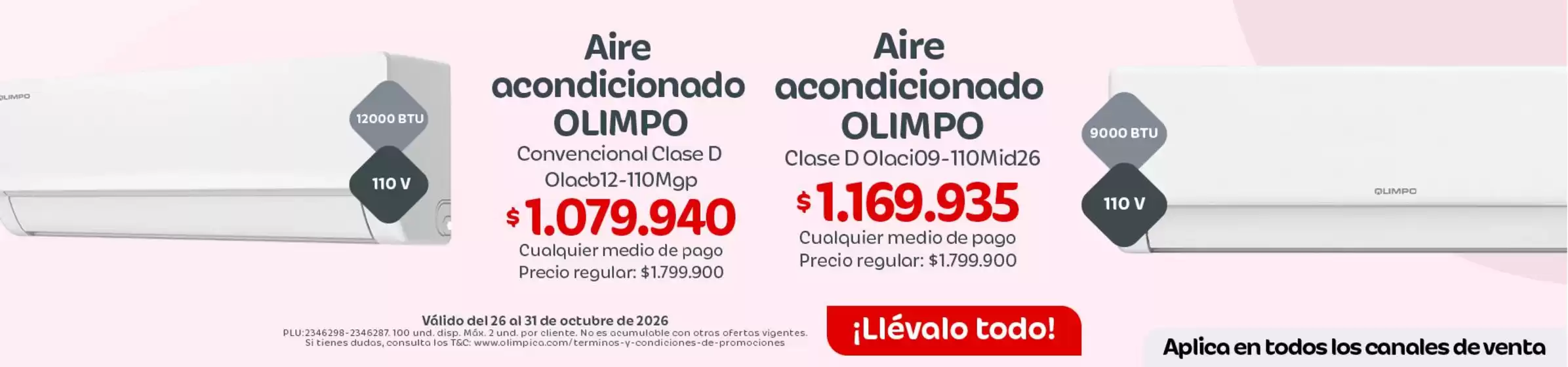 Catálogo Olímpica | Gran variedad de ofertas | 2026-10-26T00:00:00.000Z - 2026-10-31T00:00:00.000Z