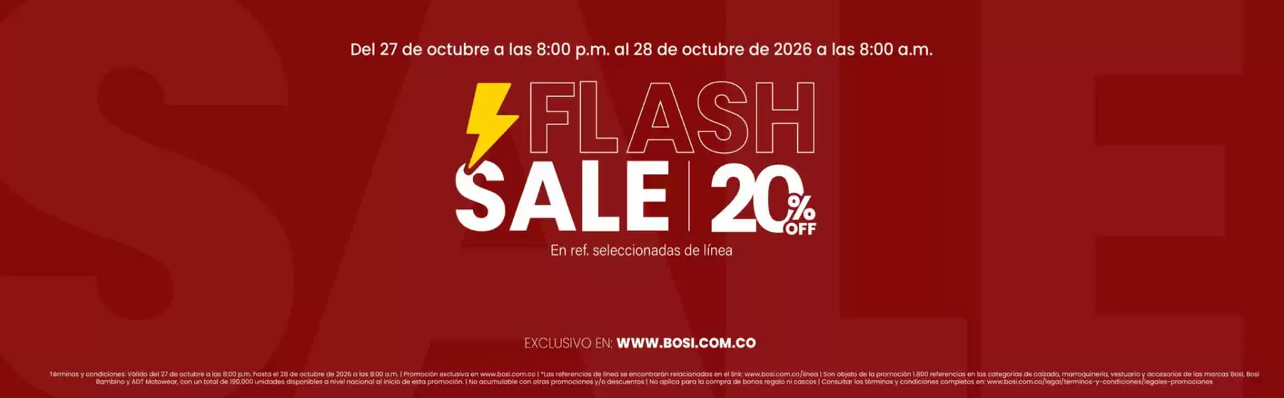 Catálogo Bosi | Flash Sale 20% OFF | 2026-10-28T00:00:00.000Z - 2026-10-28T00:00:00.000Z