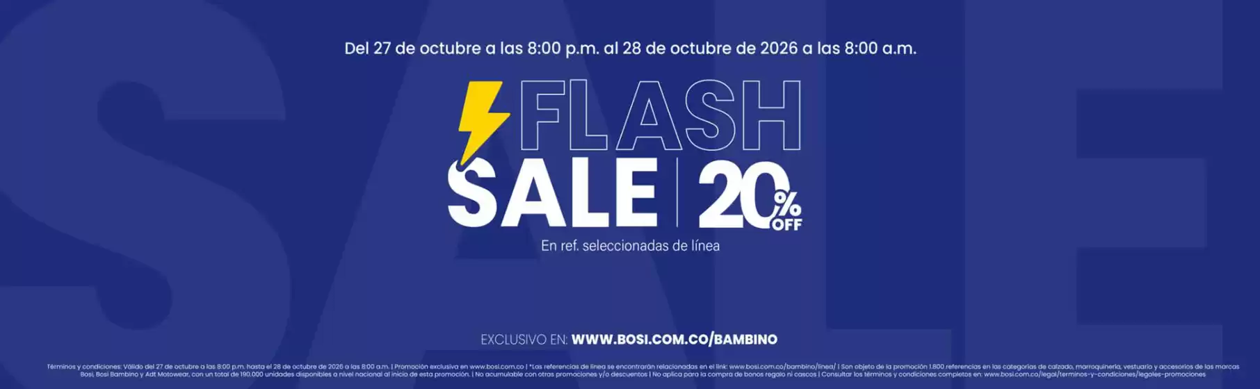 Catálogo Bosi Bambino | Flash Sale 20% OFF | 2026-10-28T00:00:00.000Z - 2026-10-28T00:00:00.000Z