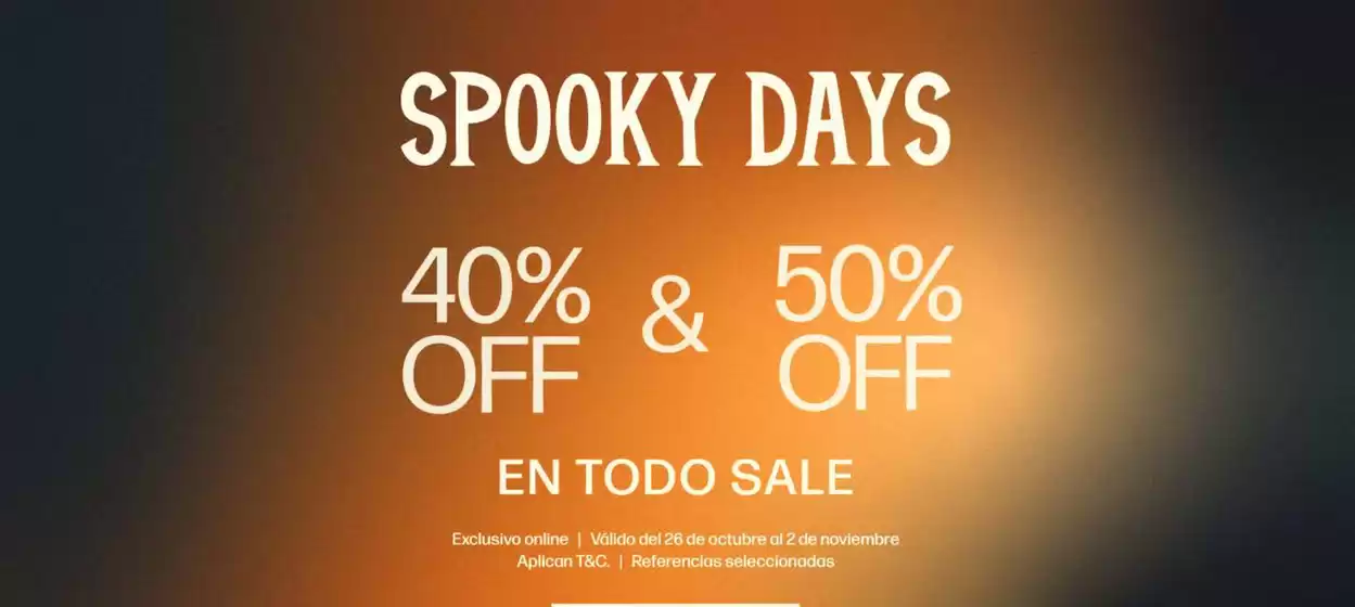 Catálogo Tennis en Cali | Spooky Days 40% OFF & 50% OFF en todo Sale | 2026-10-28T00:00:00.000Z - 2026-11-02T00:00:00.000Z