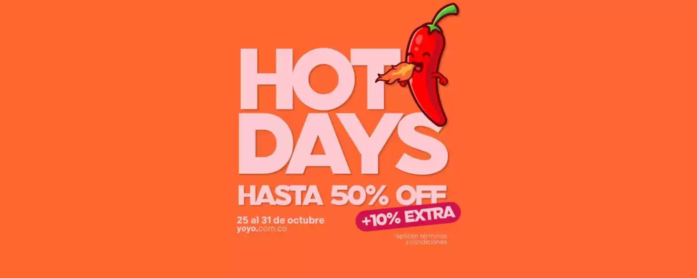 Catálogo Yoyo Jeans | Hot Days Hasta 50% OFF | 2026-10-28T00:00:00.000Z - 2026-10-31T00:00:00.000Z