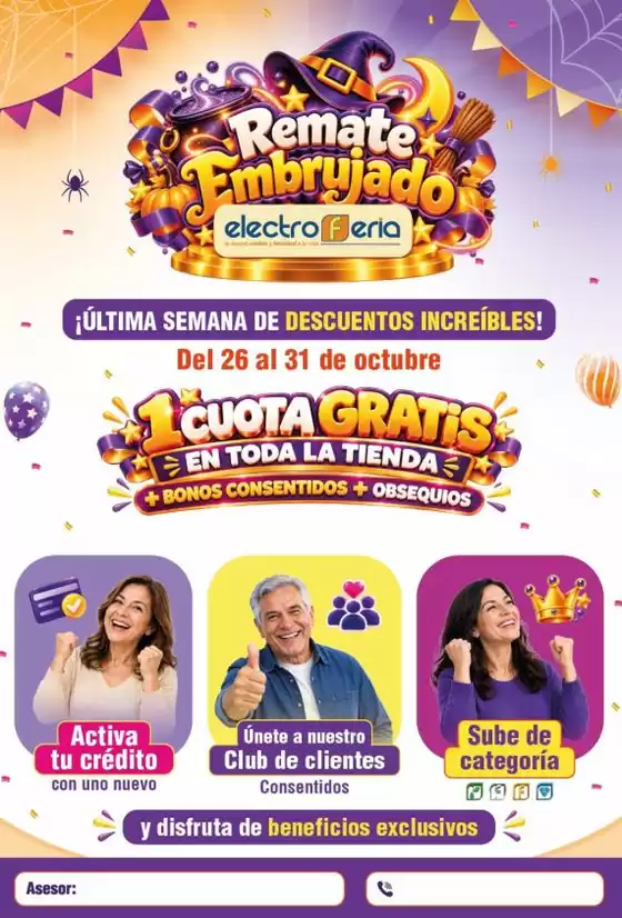 Catálogo Electroferia | Ofertas Electroferia | 2026-10-26T00:00:00.000Z - 2026-10-31T00:00:00.000Z