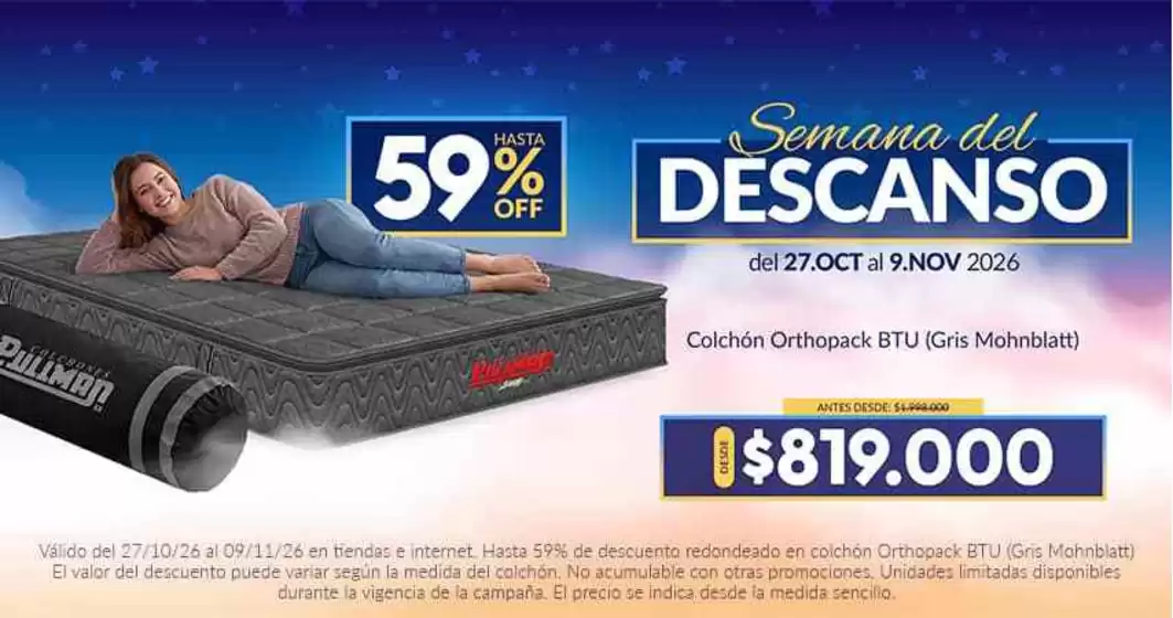 Catálogo Pullman | Ofertas exclusivas para nuestros clientes | 2026-10-27T00:00:00.000Z - 2026-11-09T00:00:00.000Z