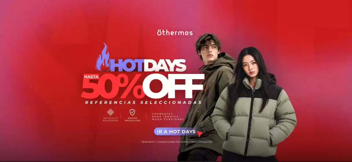 Catálogo Thermos | Hot Days Hasta 50% OFF y Precios Especiales | 2026-10-28T00:00:00.000Z - 2026-10-31T00:00:00.000Z