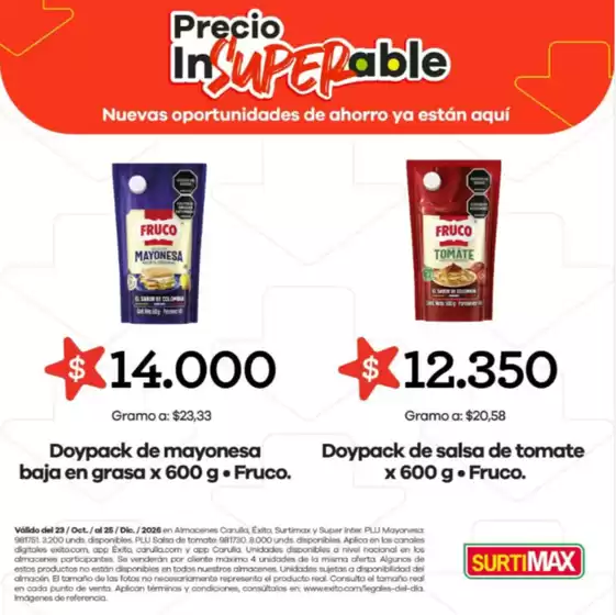 Catálogo Surtimax | Precio InSUPERable | 2026-10-28T00:00:00.000Z - 2026-12-25T00:00:00.000Z