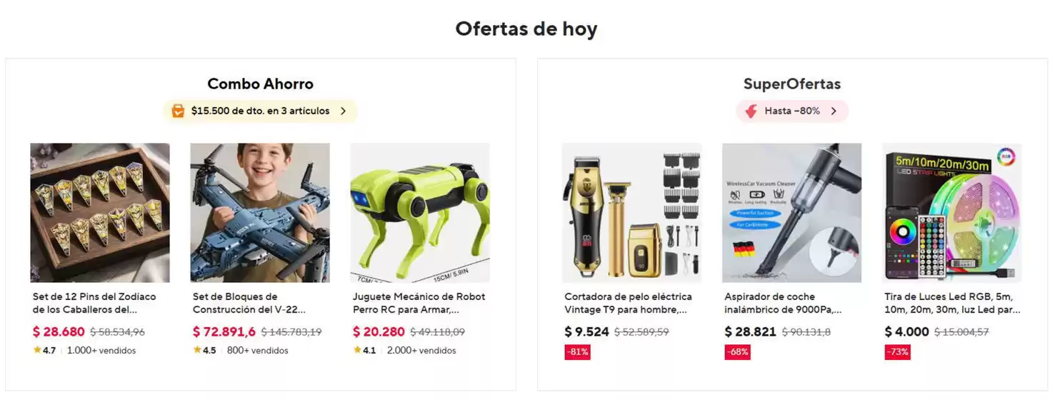 Catálogo Ali Express en Pelaya | Ofertas de dia | 2026-10-28T00:00:00.000Z - 2026-10-28T00:00:00.000Z