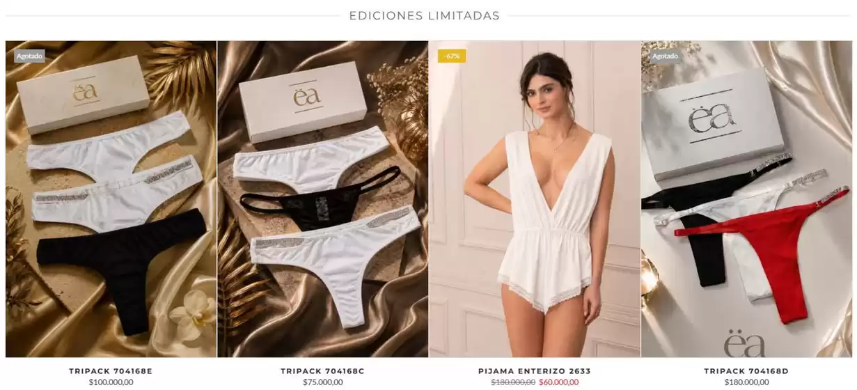 Catálogo EA Lingerie | Precios Especiales | 2026-10-29T00:00:00.000Z - 2026-11-01T00:00:00.000Z