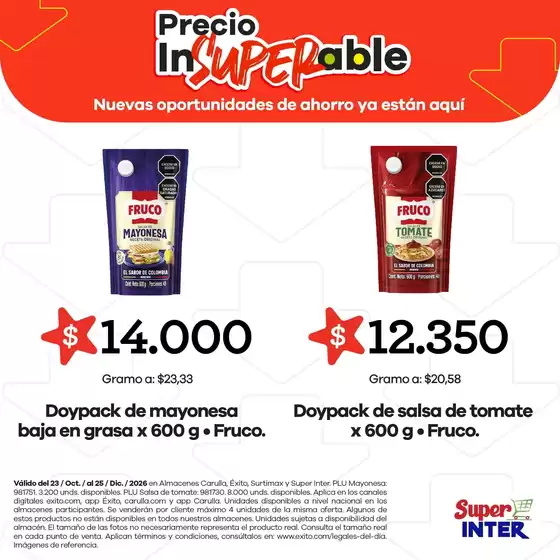 Catálogo Super Inter | Ofertas principales para todos los cazadores de gangas | 2026-10-23T00:00:00.000Z - 2026-12-25T00:00:00.000Z