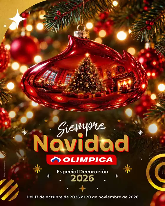 Catálogo Olímpica | Catalogo Siempre Navidad  | 2026-10-29T00:00:00.000Z - 2026-11-20T00:00:00.000Z