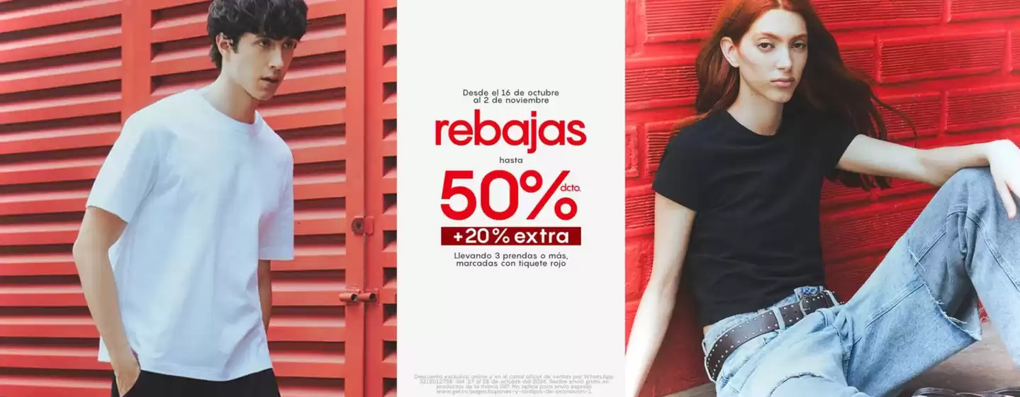 Catálogo Gef | Rebajas Hasta 50% OFF + 20% Extra llevando 3 o más | 2026-10-30T00:00:00.000Z - 2026-11-02T00:00:00.000Z