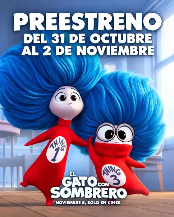 Catálogo Cines Procinal | El Gato con Sombrero | 2026-10-30T00:00:00.000Z - 2026-11-02T00:00:00.000Z