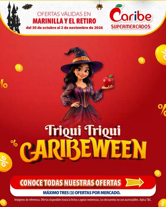 Catálogo Caribe Supermercados | Volante marinilla y retiro 1 | 2026-10-30T00:00:00.000Z - 2026-11-02T00:00:00.000Z
