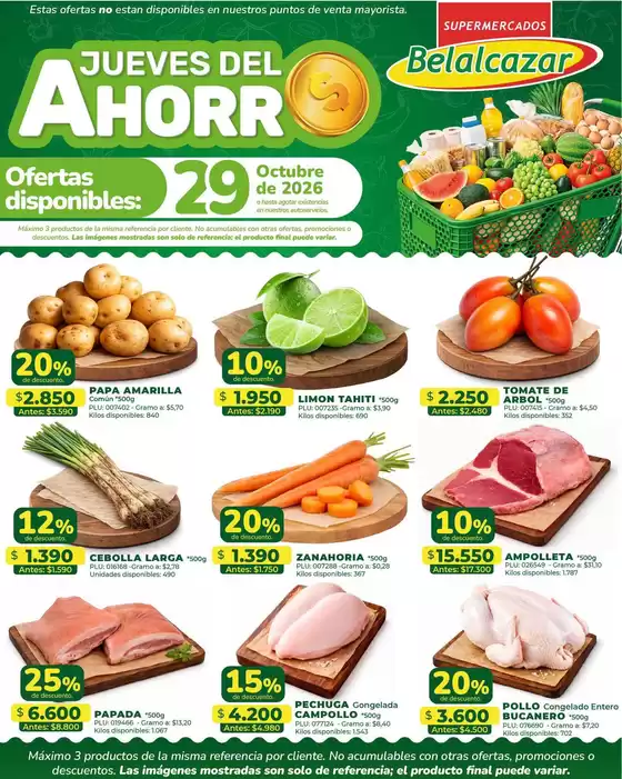 Catálogo Belalcazar | Ofertas especiales para ti | 2026-10-29T00:00:00.000Z - 2026-11-12T00:00:00.000Z