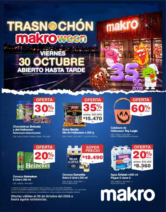 Catálogo Makro | Trasnochón | 2026-10-30T00:00:00.000Z - 2026-11-13T00:00:00.000Z