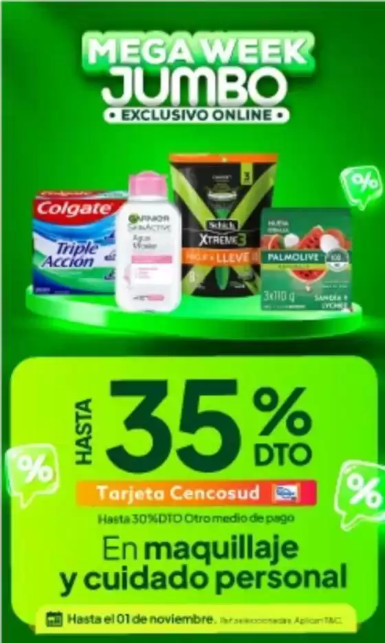 Catálogo Jumbo | Excelente oferta para todos los clientes | 2026-10-31T00:00:00.000Z - 2026-11-01T00:00:00.000Z