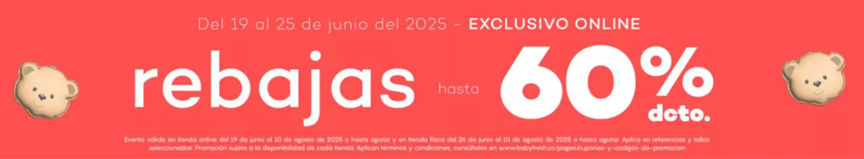 Hasta 60% off