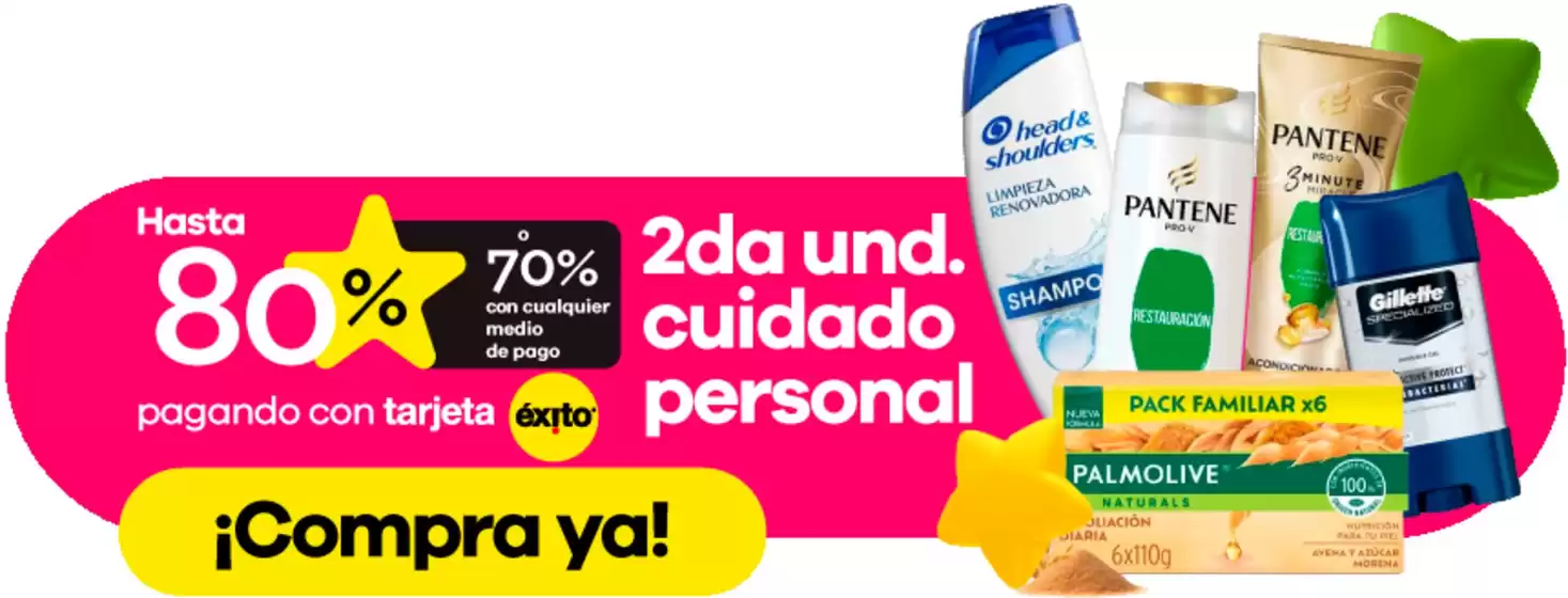 Grandes descuentos en productos seleccionados