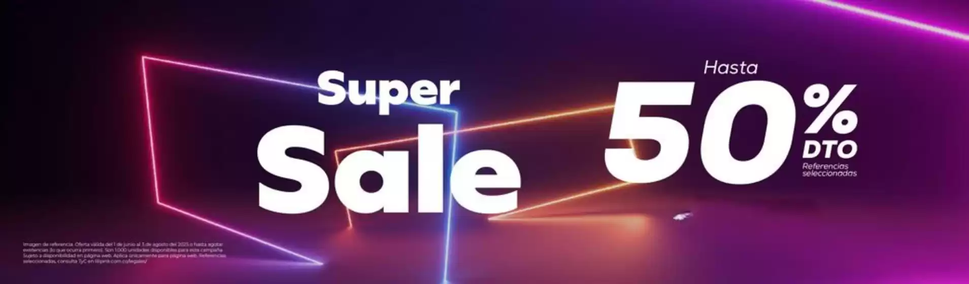 Hasta 50% off
