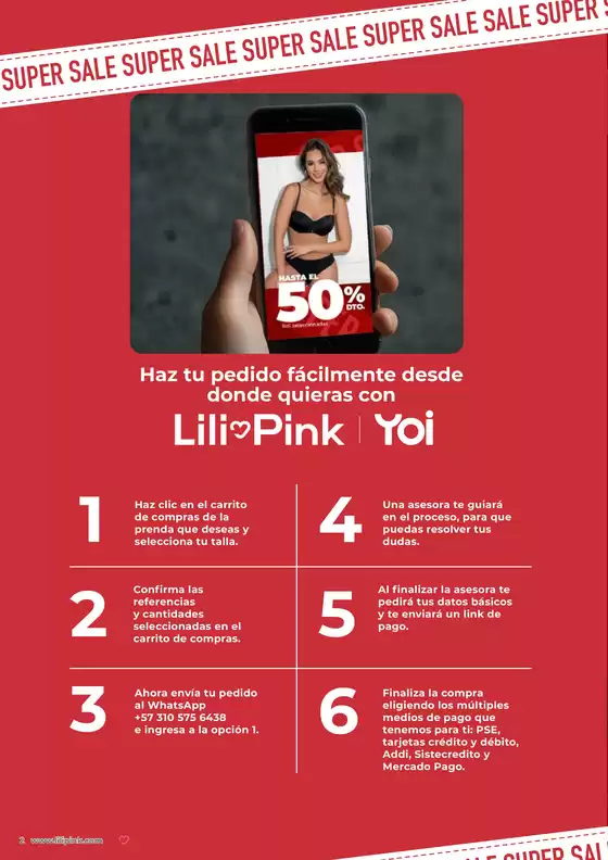 Catalogo Lili Pink 50% dto