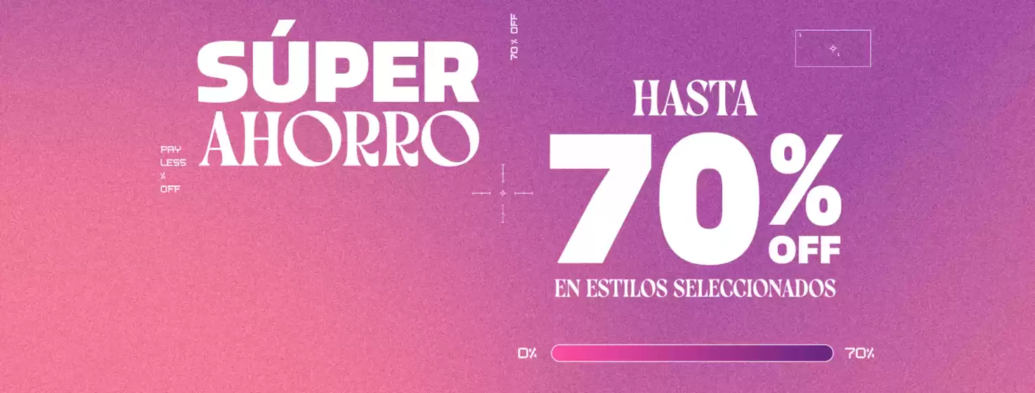 Hasta 70% off
