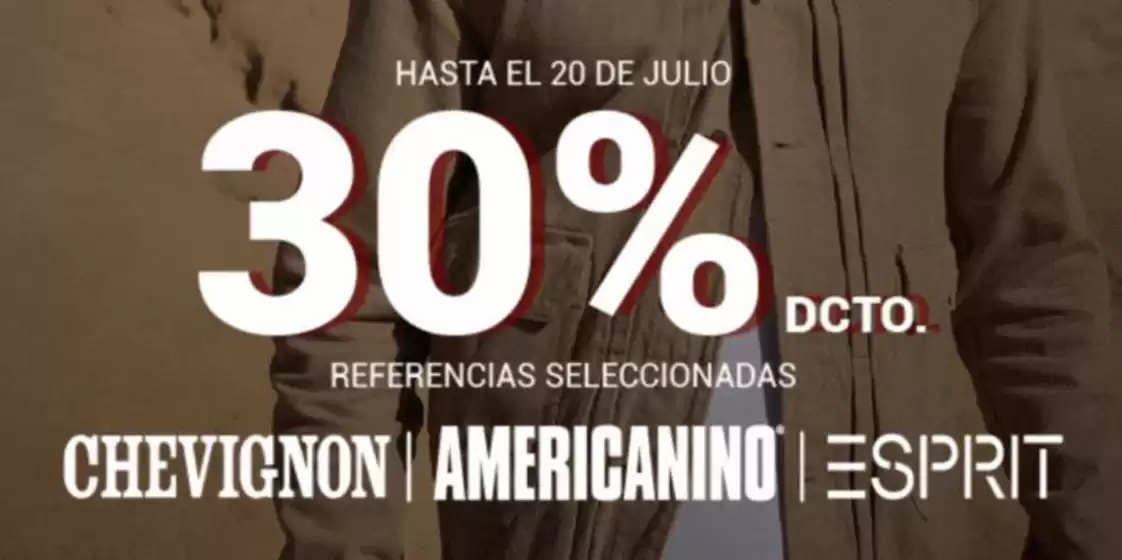 Hasta 30% off