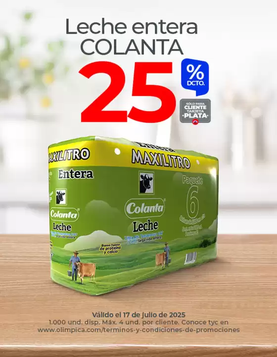 Catálogo Olímpica en Ibagué | Excelente oferta para todos los clientes | 2025-07-17T00:00:00.000Z - 2025-07-17T00:00:00.000Z