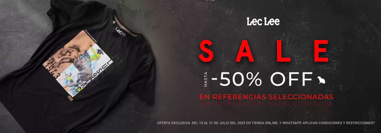 Catálogo Lec Lee en Puente Aranda | Hasta -50% off | 2025-07-18T00:00:00.000Z - 2025-07-21T00:00:00.000Z