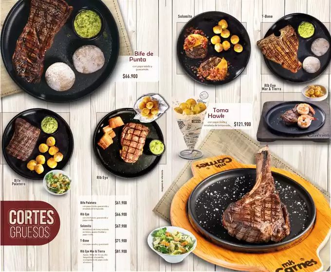 Menu Mis Carnes