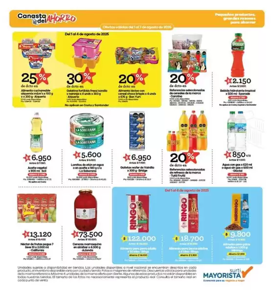 Canasta del ahorro