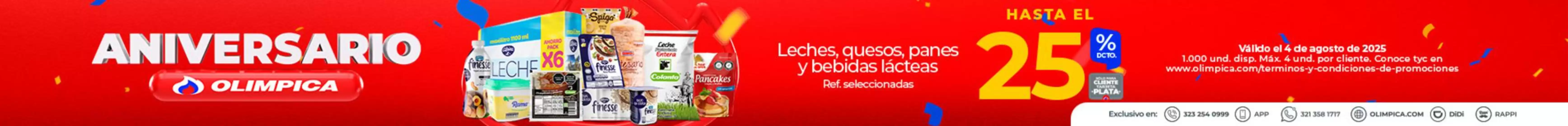 Ofertas principales para todos los clientes