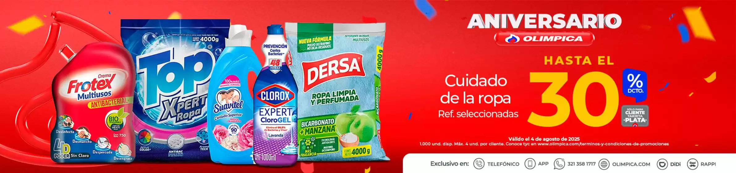 Catálogo Olímpica en Pitalito | Excelente oferta para todos los clientes | 2025-08-04T00:00:00.000Z - 2025-08-04T00:00:00.000Z