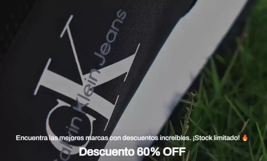 Hasta 60% off