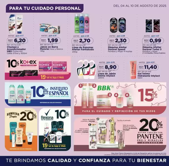 Encarte del 04 al 10 de Agosto