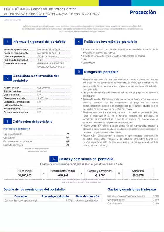 Catálogo Protección en Medellín | Ficha Technica Proteccion | 2025-08-07T00:00:00.000Z - 2025-08-31T00:00:00.000Z