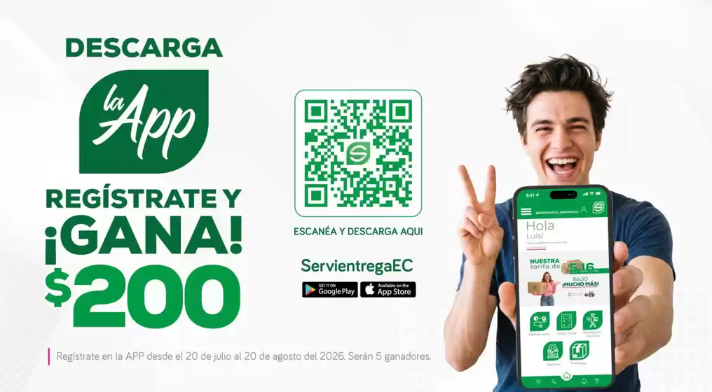 Catálogo Servientrega en Quito | Registrate y gana $200 | 2026-07-20T00:00:00.000Z - 2026-08-20T00:00:00.000Z