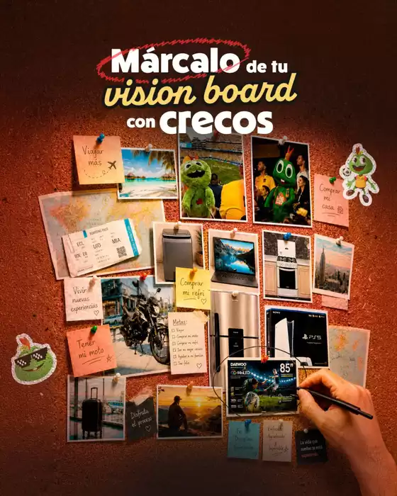 Catálogo Crecos | Marcalo de tu vision board con crecos | 2026-07-21T00:00:00.000Z - 2026-08-15T00:00:00.000Z