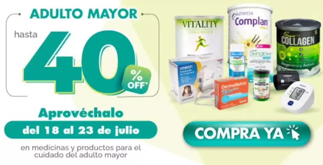 Catálogo Pharmacy's | Adulto Mayor | 2026-07-22T00:00:00.000Z - 2026-07-23T00:00:00.000Z