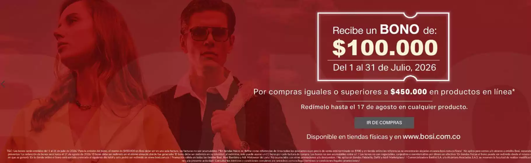 Catálogo Bosi | Recibe un bono de $100.000 | 2026-07-22T00:00:00.000Z - 2026-07-31T00:00:00.000Z