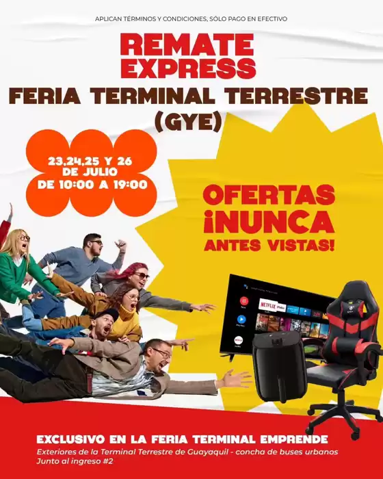 Catálogo Novicompu | Remate express | 2026-07-23T00:00:00.000Z - 2026-07-26T00:00:00.000Z