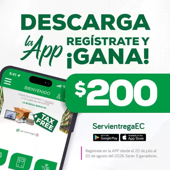 Catálogo Servientrega en Sangolquí | Descarga la app | 2026-07-24T00:00:00.000Z - 2026-08-20T00:00:00.000Z