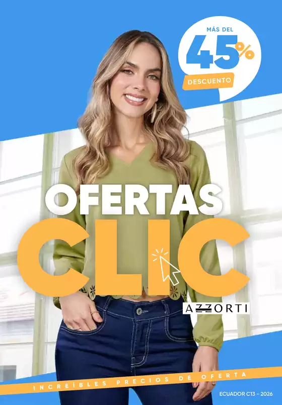 Catálogo Azzorti en Santo Domingo | ECUADOR 2026 C13 CLIC | 2026-07-24T00:00:00.000Z - 2026-08-07T00:00:00.000Z