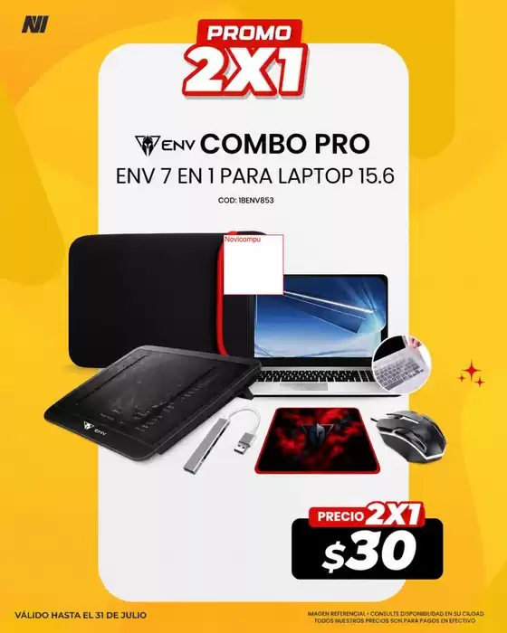 Catálogo Novicompu en Machala | Promo 2x1  | 2026-07-27T00:00:00.000Z - 2026-07-31T00:00:00.000Z