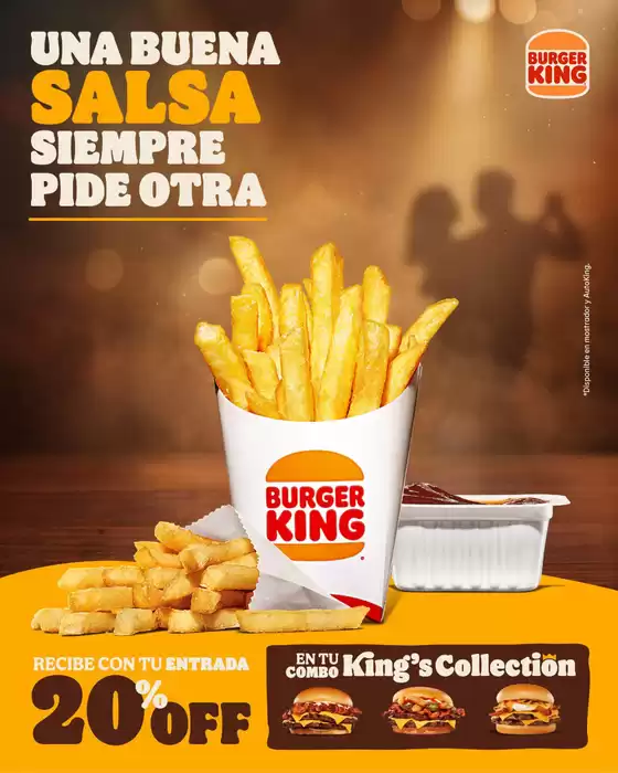 Catálogo Burger King en Sangolquí | Recibe con tu entrada 20%off | 2026-07-27T00:00:00.000Z - 2026-08-27T00:00:00.000Z